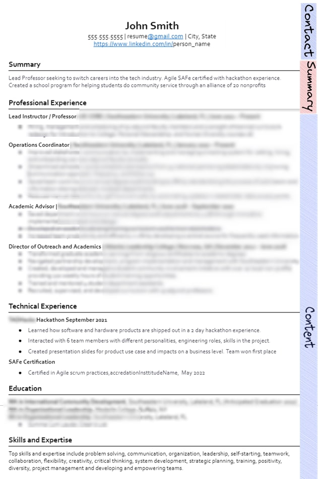 resume writing